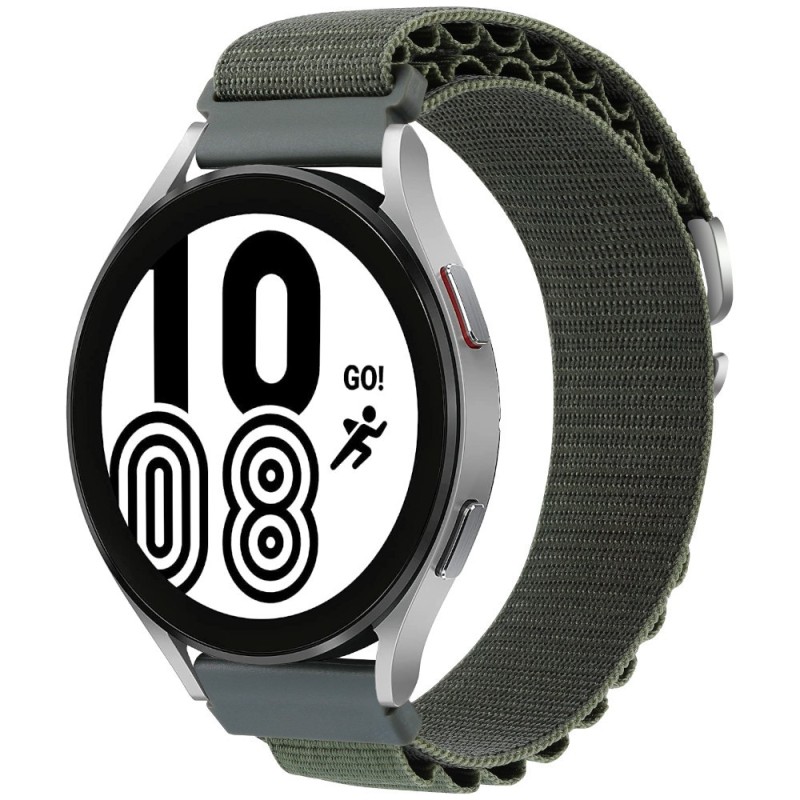 Estuyoya Correa loop nylon Samsung Galaxy Watch 4 - 44mm Verde Militar