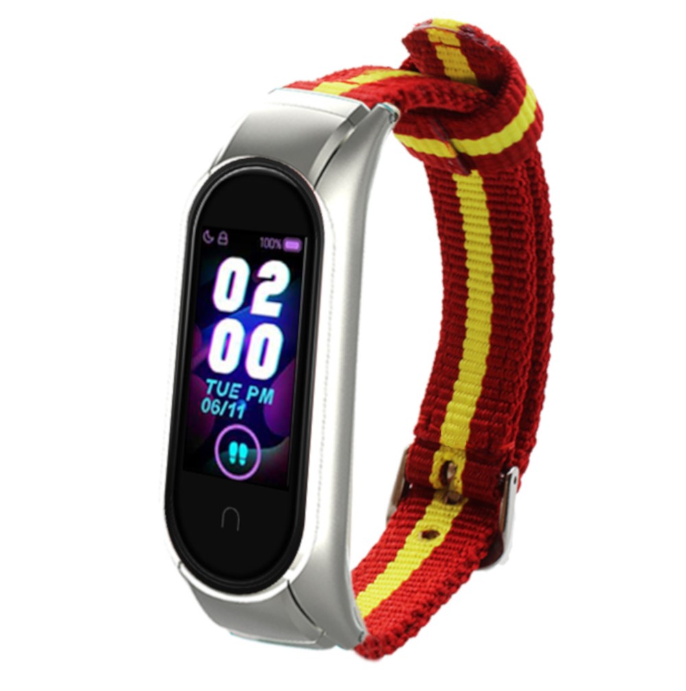 Pulsera de Nailon para Xiaomi Mi Band 4 / Band 3 colores de banderas  España, Francia, Italia - Estuyoya