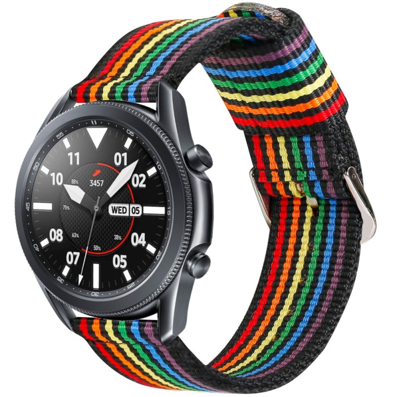 Estuyoya Correa nylon Samsung Galaxy Watch 3 - 45mm lgtbi black