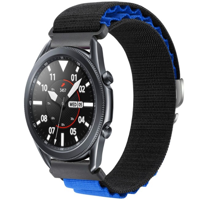 Estuyoya Correa loop nylon Samsung Galaxy Watch 3 - 45mm Negro,Azul