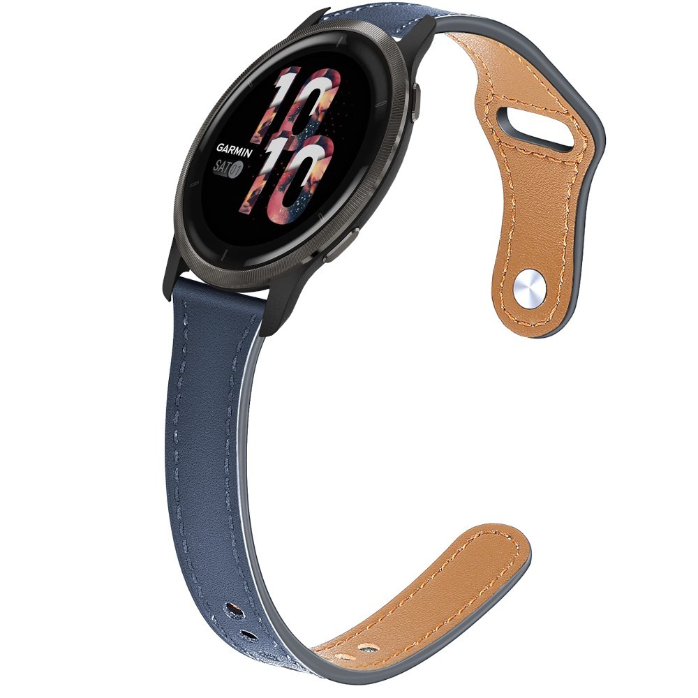 Estuyoya Correa cuero Slim Samsung Galaxy Watch 3 - 45mm azul oscuro