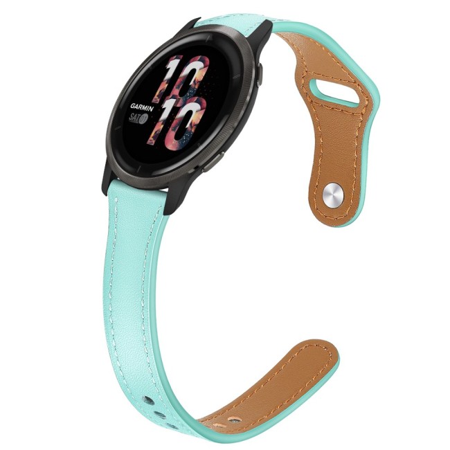 Estuyoya Correa cuero Slim Samsung Galaxy Watch 3 - 45mm azul turquesa