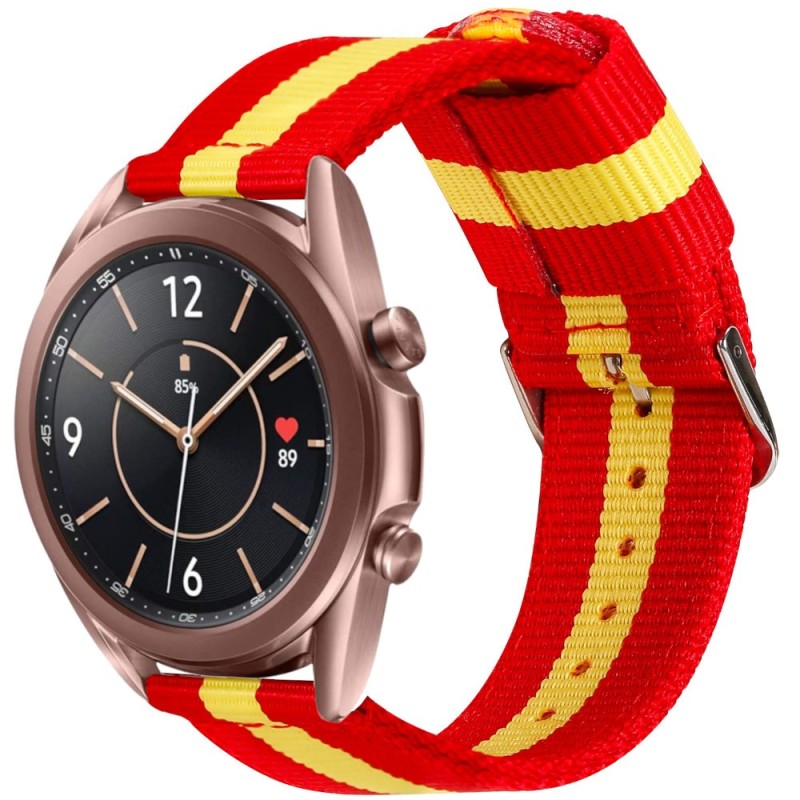 Estuyoya Correa nylon Samsung Galaxy Watch 3 - 41mm España rojigualda