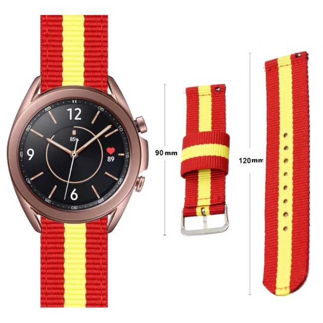 Estuyoya Correa nylon Samsung Galaxy Watch 3 - 41mm España rojigualda