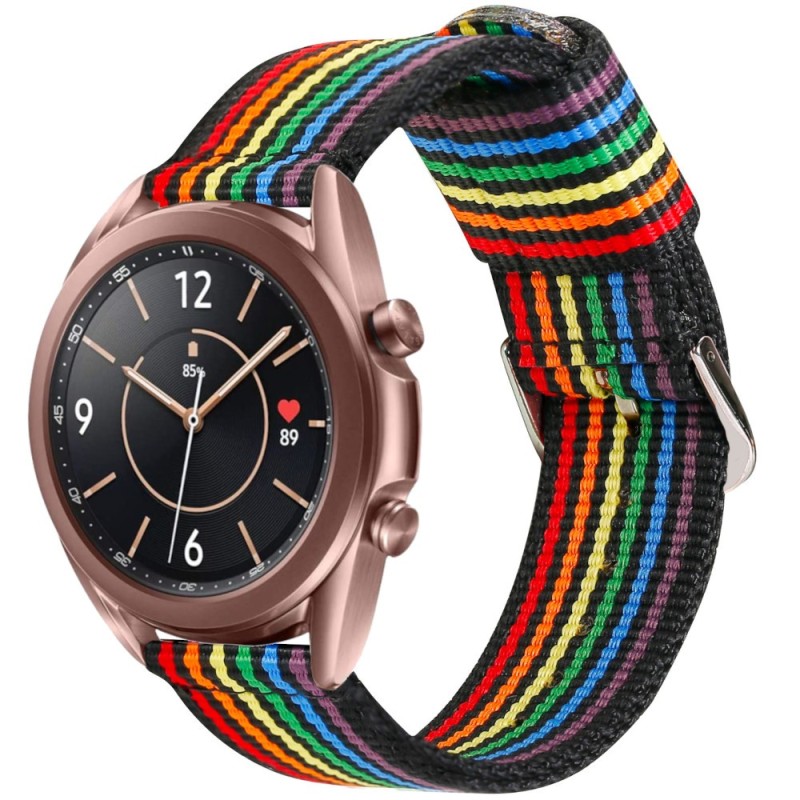 Estuyoya Correa nylon Samsung Galaxy Watch 3 - 41mm lgtbi black