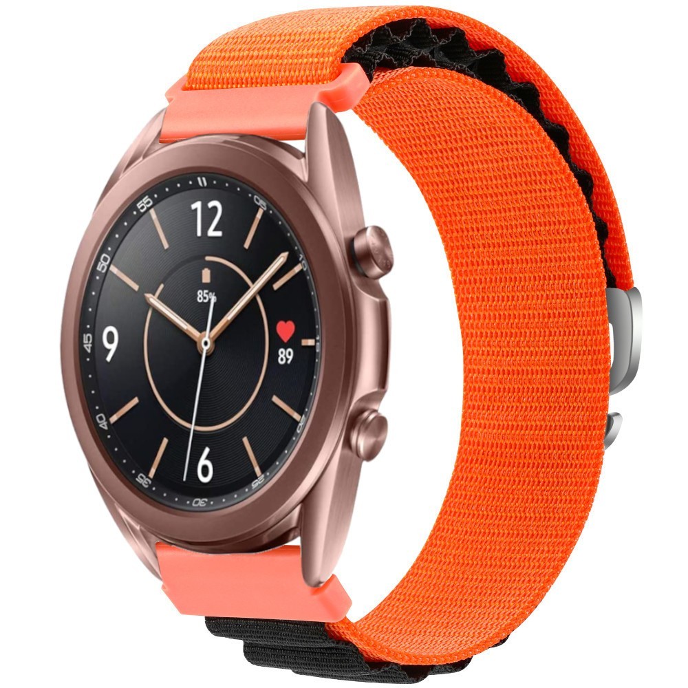 Estuyoya Correa loop nylon Samsung Galaxy Watch 3 - 41mm Naranja,Negro