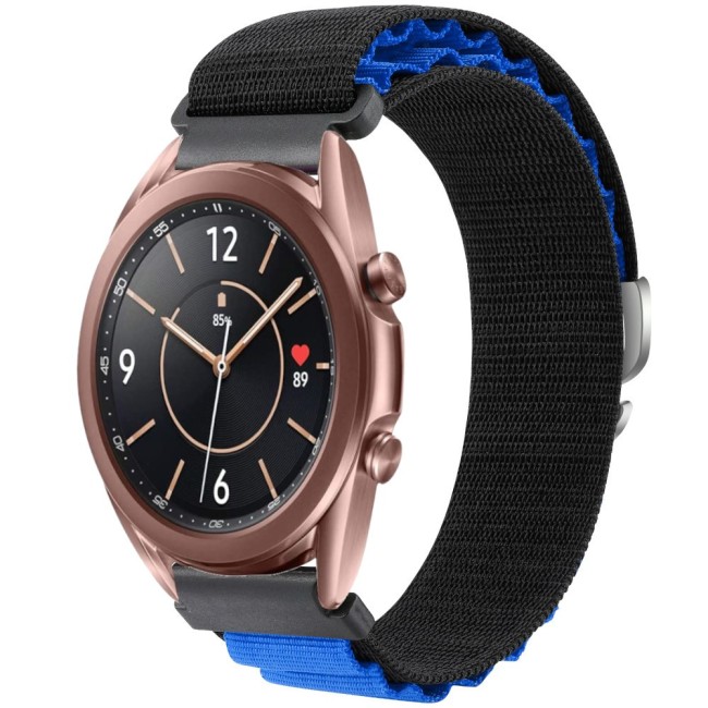 Estuyoya Correa loop nylon Samsung Galaxy Watch 3 - 41mm Negro,Azul