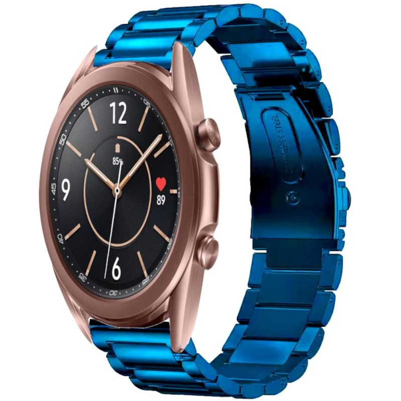 Estuyoya Correa metal acero Samsung Galaxy Watch 3 - 41mm azul