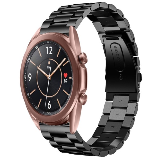 Estuyoya Correa metal acero Samsung Galaxy Watch 3 - 41mm negro