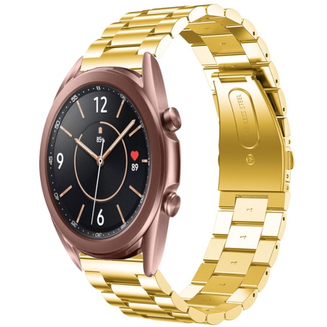 Estuyoya Correa metal acero Samsung Galaxy Watch 3 - 41mm oro