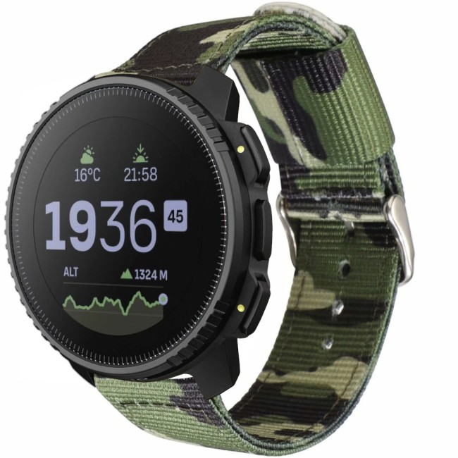 Estuyoya Correa nylon Suunto Vertical Camuflaje Verde