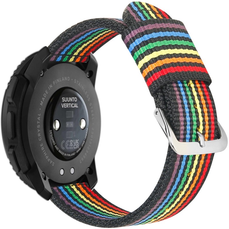 Estuyoya Correa nylon Suunto Vertical lgtbi black