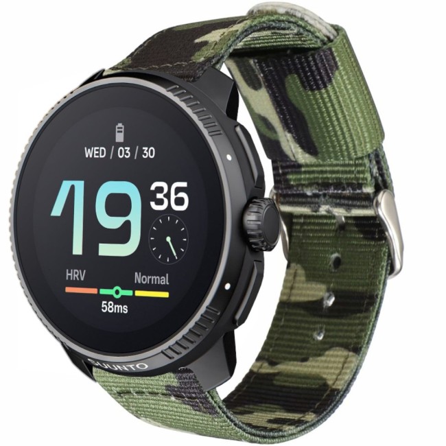 Estuyoya Correa nylon Suunto Race Camuflaje Verde