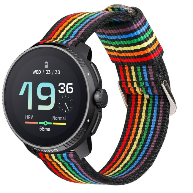 Estuyoya Correa nylon Suunto Race lgtbi black