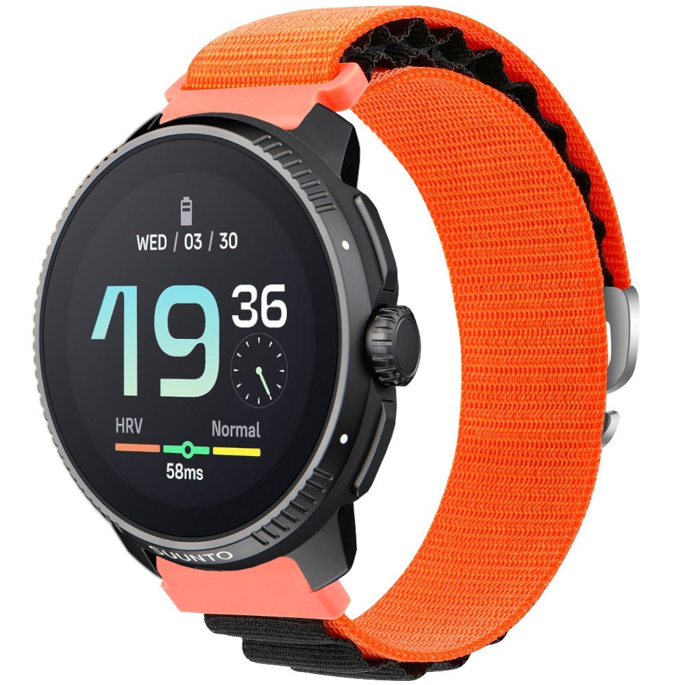 Estuyoya Correa loop nylon Suunto Race Naranja,Negro