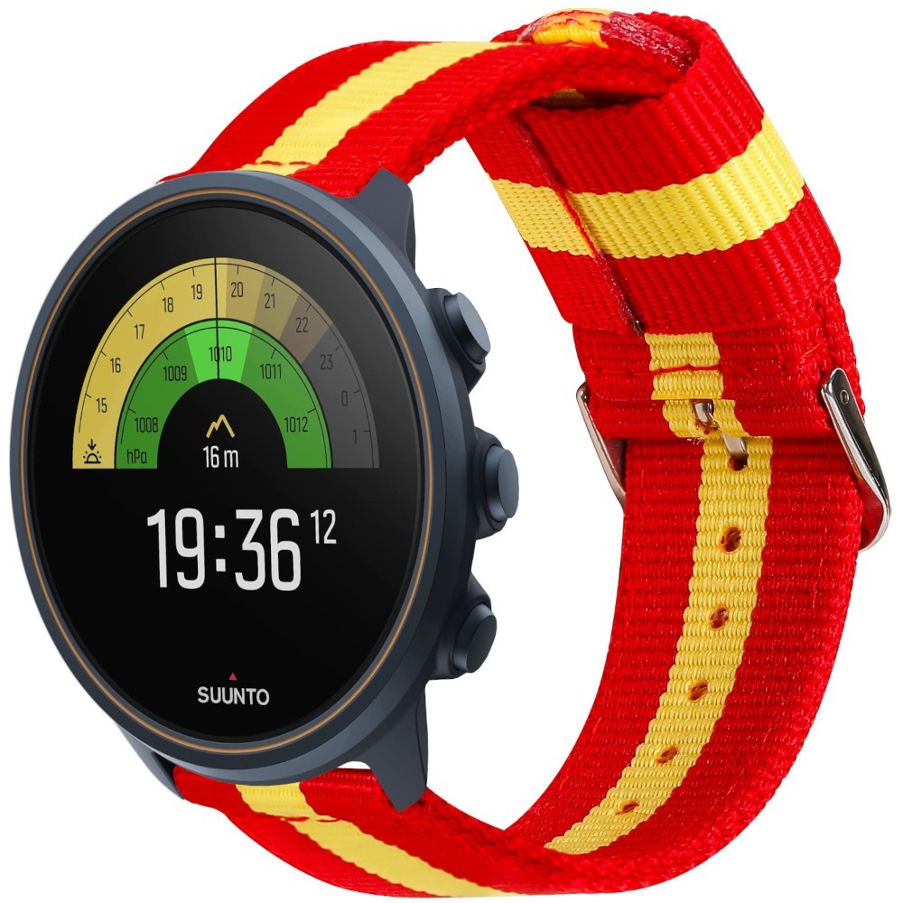 Estuyoya Correa nylon Suunto 9 (Baro) España rojigualda