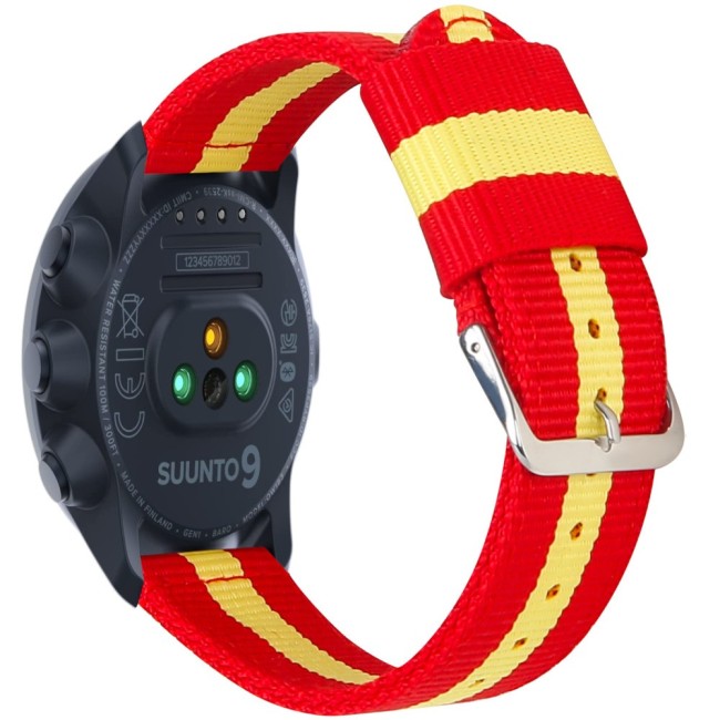 Estuyoya Correa nylon Suunto 9 (Baro) España rojigualda