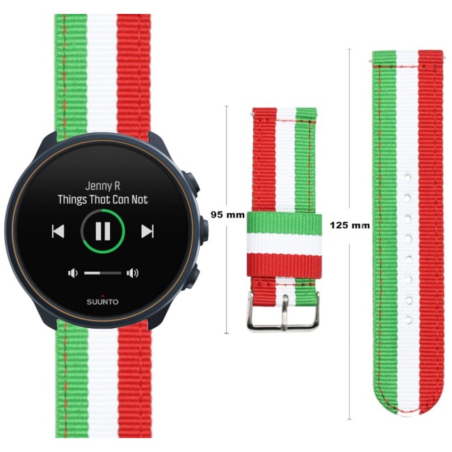 Estuyoya Correa nylon Suunto 9 (Baro) Italia