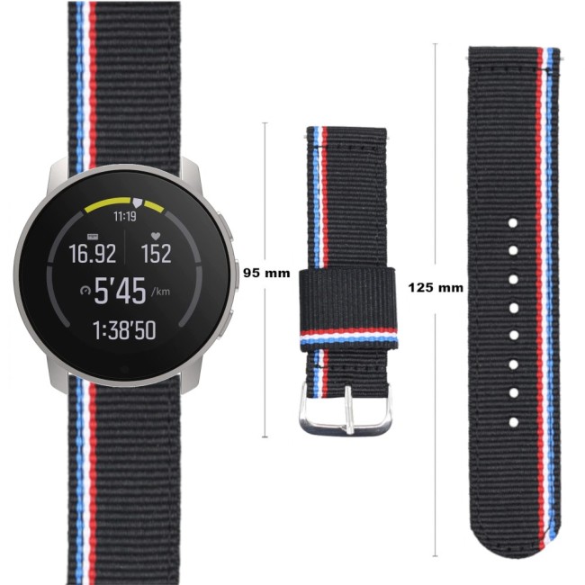 Estuyoya Correa nylon Suunto 9 Peak Pro Francia line