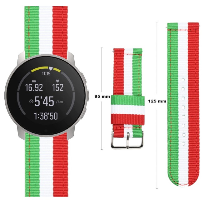 Estuyoya Correa nylon Suunto 9 Peak Pro Italia