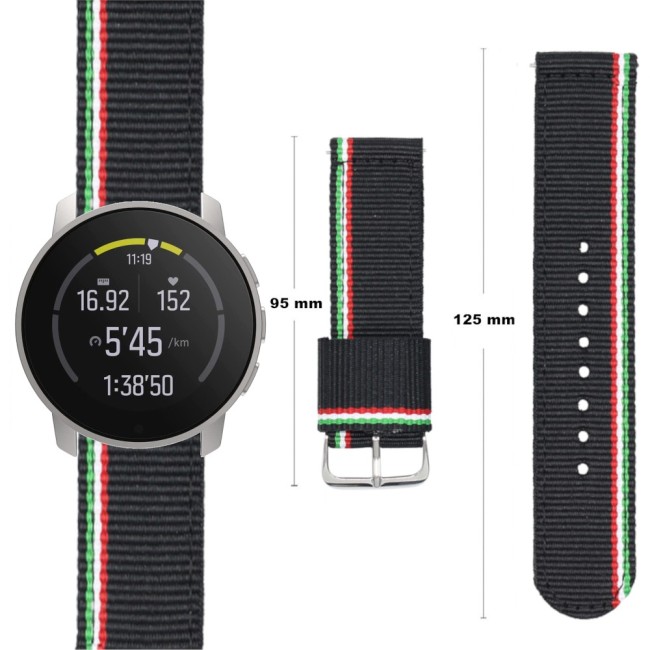 Estuyoya Correa nylon Suunto 9 Peak Pro Italia line