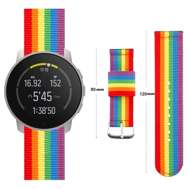 Estuyoya Correa nylon Suunto 9 Peak Pro lgtbi