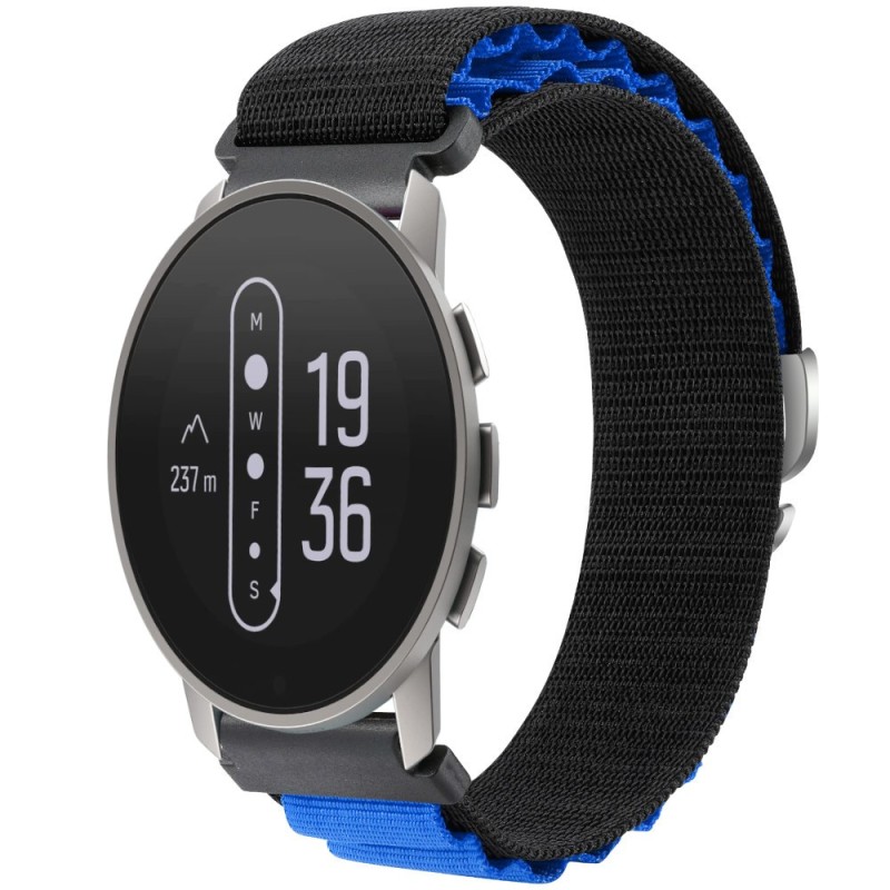 Estuyoya Correa loop nylon Suunto 9 Peak Pro Negro,Azul