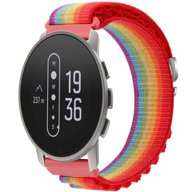 Estuyoya Correa loop nylon Suunto 9 Peak Pro Rainbow