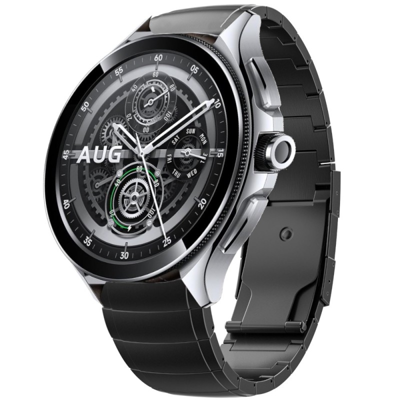 Estuyoya Correa acero Luxury Xiaomi Watch 2 Pro negro