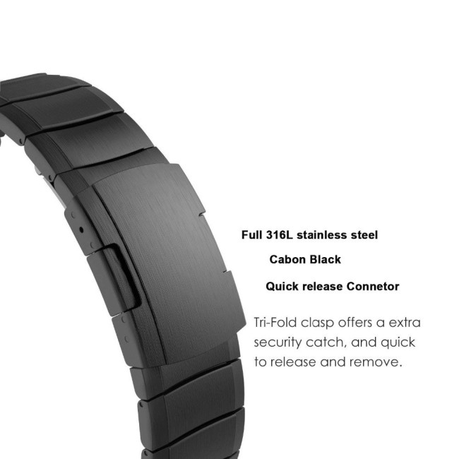 Estuyoya Correa acero Luxury Xiaomi Watch 2 Pro negro