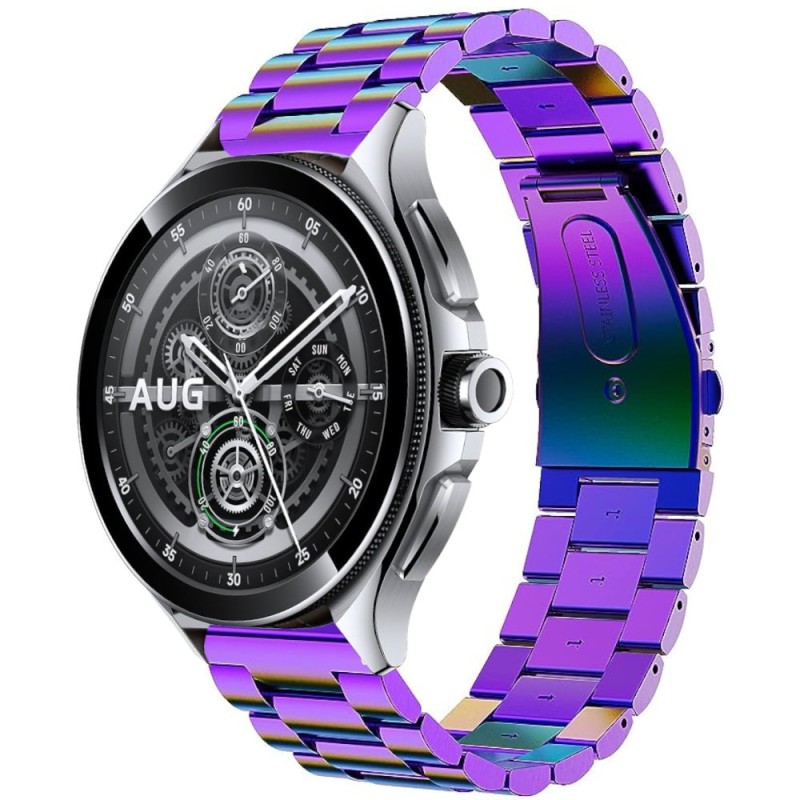 Estuyoya Correa metal acero Xiaomi Watch 2 Pro multicolor