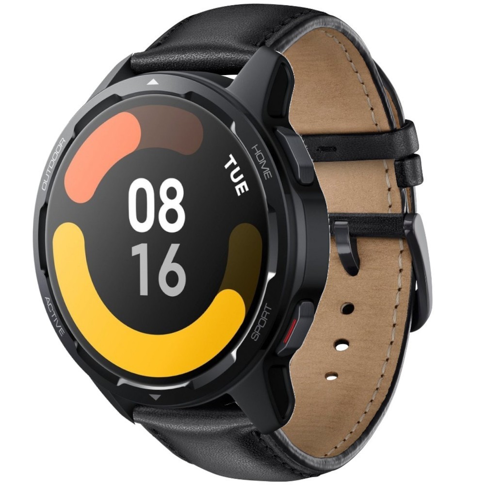 Estuyoya Correa cuero Clásica Xiaomi Watch S1 (Active) negro