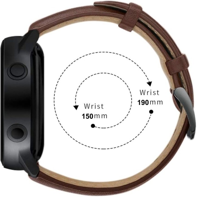 Estuyoya Correa cuero Clásica Xiaomi Watch S1 (Active) negro