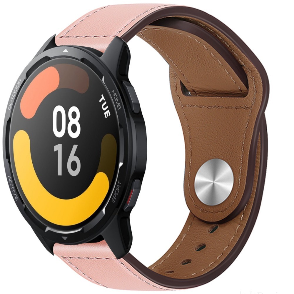 Estuyoya Correa cuero Bucle Xiaomi Watch S1 (Active) rosa