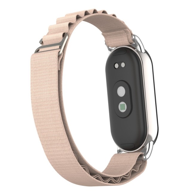 Estuyoya Correa loop nylon Xiaomi Mi Band 8 Beige