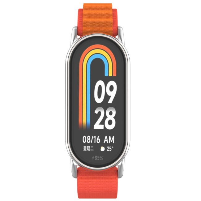 Estuyoya Correa loop nylon Xiaomi Mi Band 8 Naranja