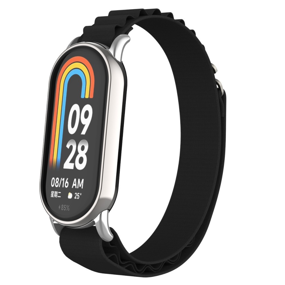 Estuyoya Correa loop nylon Xiaomi Mi Band 8 Negro