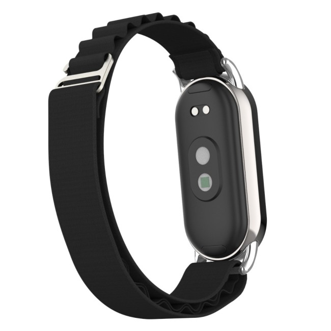 Estuyoya Correa loop nylon Xiaomi Mi Band 8 Negro