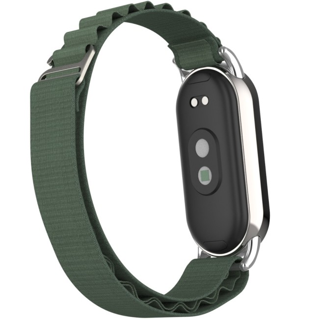 Estuyoya Correa loop nylon Xiaomi Mi Band 8 Verde