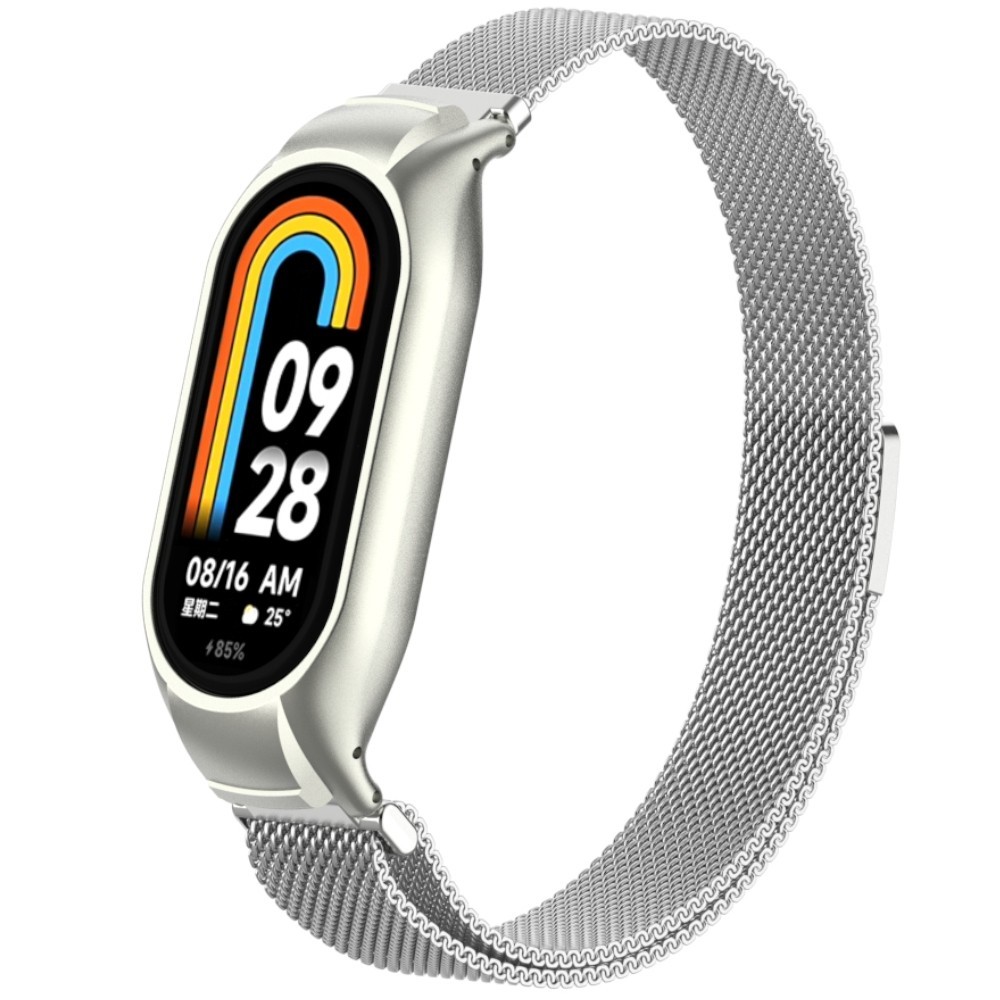 Estuyoya Correa milanesa Xiaomi Mi Band 8 Plata