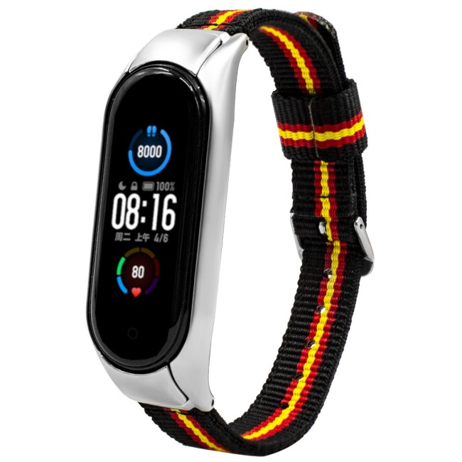 Estuyoya Correa nylon Xiaomi Mi Band 5 España Lineblack