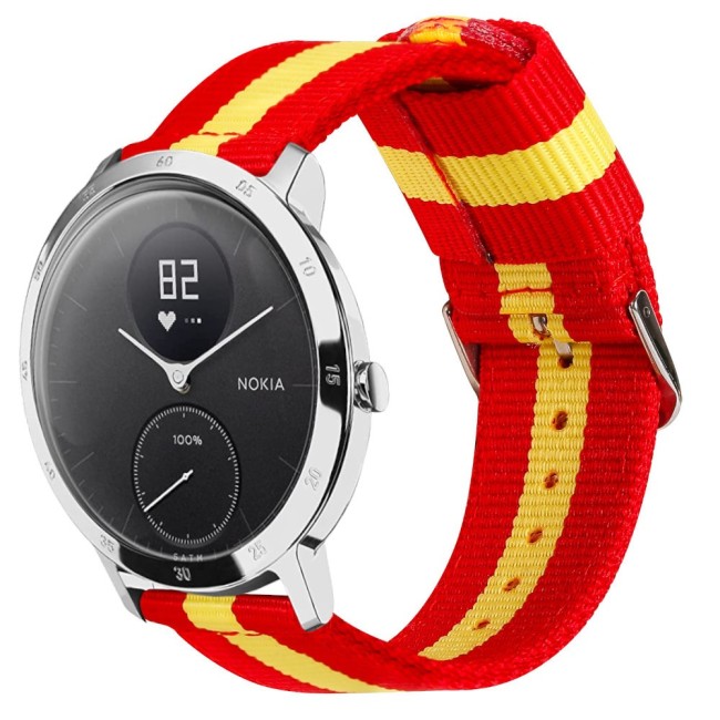 Estuyoya Correa nylon Withings Scanwatch 2 - 42mm España rojigualda