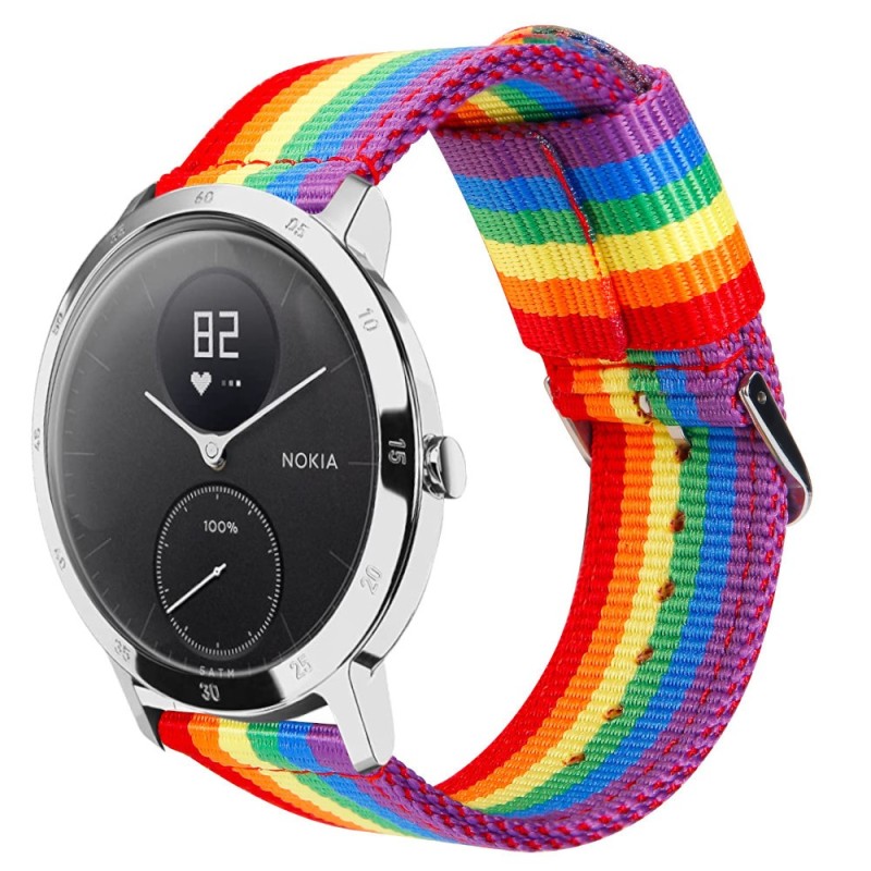 Estuyoya Correa nylon Withings Scanwatch 2 - 42mm lgtbi