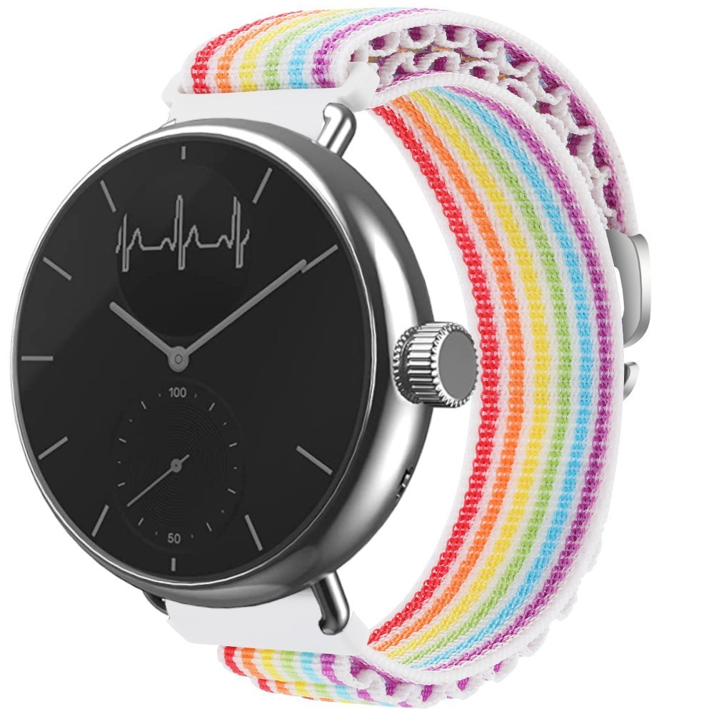 Estuyoya Correa loop nylon Withings Scanwatch 2 - 38mm Rainbow White