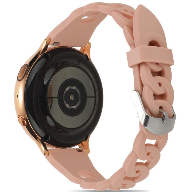 Estuyoya Correa silicona Diseño Cadena Huawei Watch GT 3 Pro - 43mm Rosa