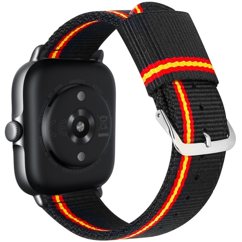 Estuyoya Correa nylon Amazfit Active 42mm España lineblack