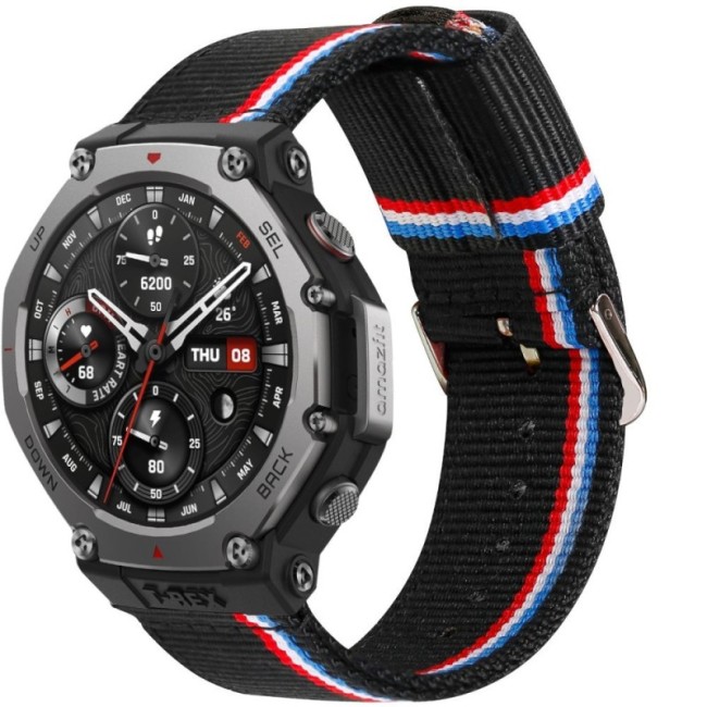 Estuyoya Correa nylon Amazfit T-Rex 3 Francia line