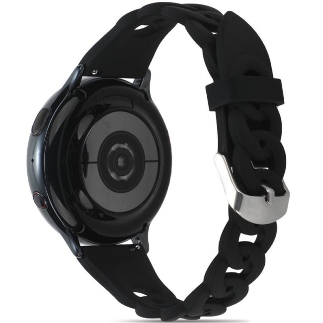 Estuyoya Correa silicona Diseño Cadena Amazfit Active 42mm Negro