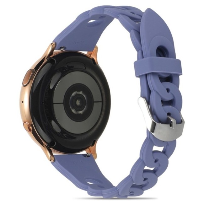 Estuyoya Correa silicona Diseño Cadena Amazfit Active 42mm Violeta