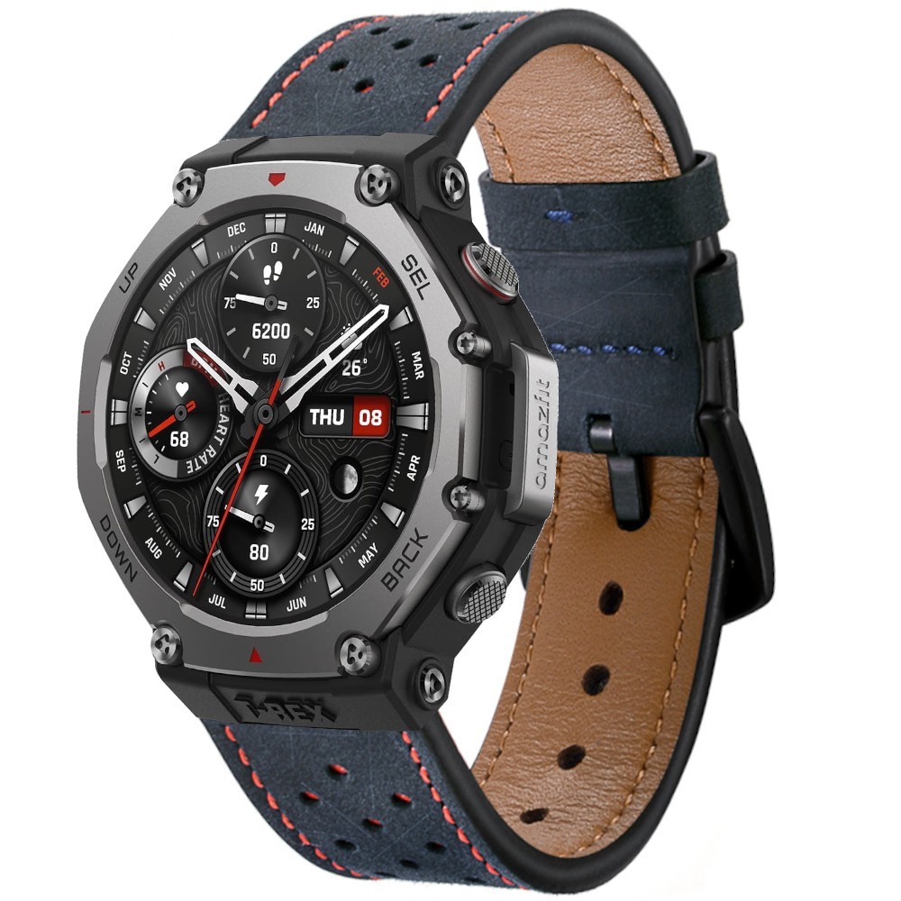 Estuyoya Correa cuero Puntos Amazfit T-Rex 3